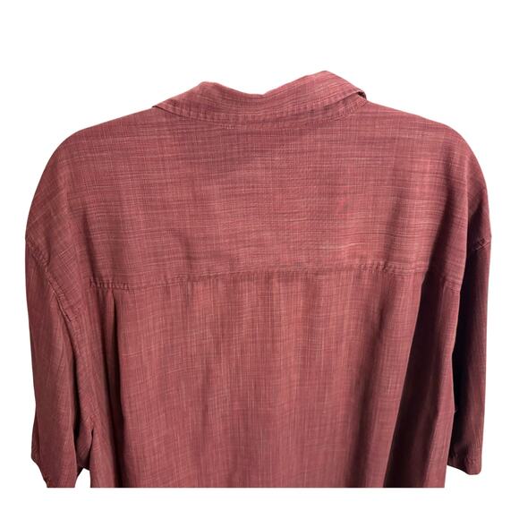 Men’s REI Button Up Shirt Size XXL Burgundy Outdoor Hiking - Picture 7 of 10